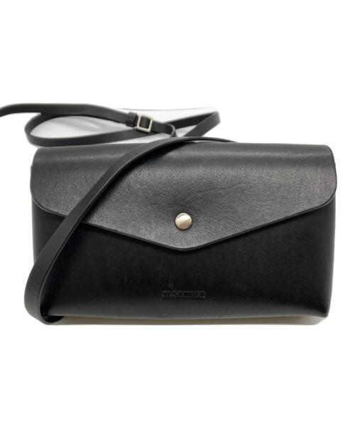 JIL SANDER（ジルサンダー）JIL SANDER (ジルサンダー) ショルダーバッグ ブラックの古着・服飾アイテム