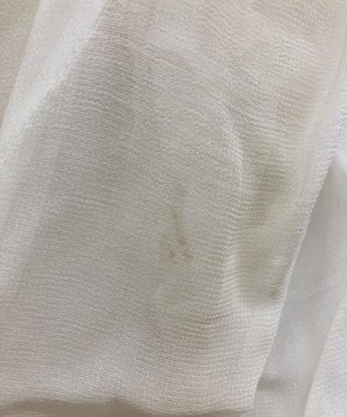 JUNYA WATANABE COMME des GARCONS（ジュンヤワタナベ コムデギャルソン）JUNYA WATANABE COMME des GARCONS ((ジュンヤワタナベ コムデギャルソン) プリーツ切替トレンチコート/JG-O005 ベージュ×ホワイト サイズ:XSの古着・服飾アイテム