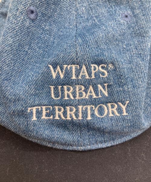 WTAPS（ダブルタップス）WTAPS (ダブルタップス) デニムキャップ/221HCDT-HT07/ロゴキャップ/URBAN TERRITORY ブルーの古着・服飾アイテム