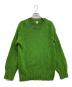 Ron Herman（ロンハーマン）の古着「コットンクルーネックニット/サイドスリットニット」｜グリーン