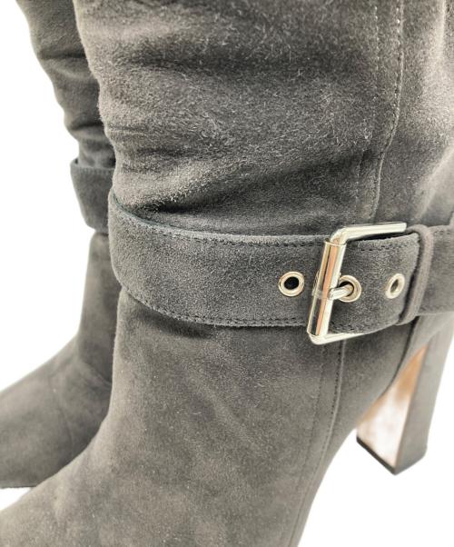 Gianvito Rossi（ジャンヴィト ロッシ）Gianvito Rossi (ジャンヴィト・ロッシ) スエードロングブーツ/スエードブーツ/ロングブーツ グレー サイズ:23.5cmの古着・服飾アイテム