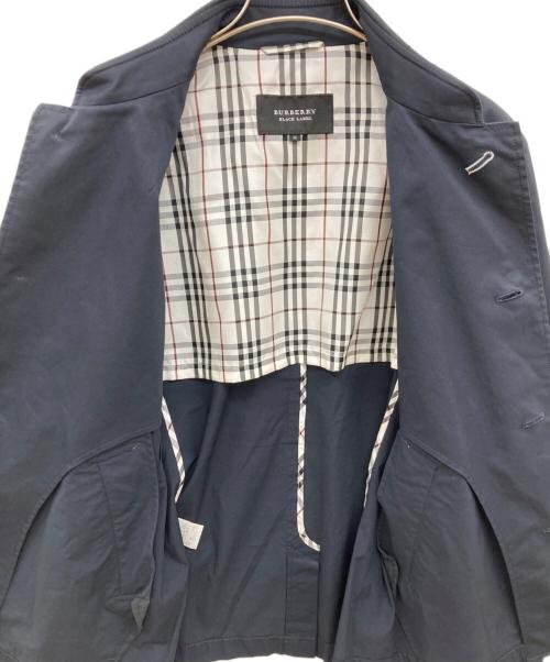 BURBERRY BLACK LABEL（バーバリーブラックレーベル）BURBERRY BLACK LABEL (バーバリーブラックレーベル) メタルボタンストレッチジャケット/BMP98-618-29 ネイビー サイズ:Ⅿの古着・服飾アイテム