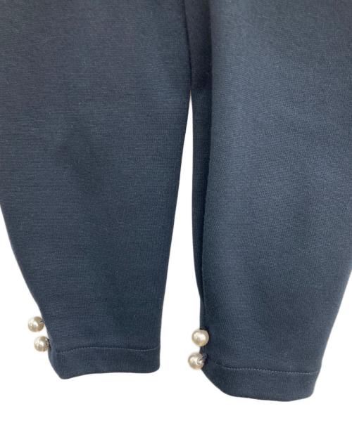 THREE SQUARE（スリースクエア）THREE SQUARE (スリースクエア) ラウンドカラープルオーバーチュニック/V11P012-28-F ネイビー サイズ:freeの古着・服飾アイテム