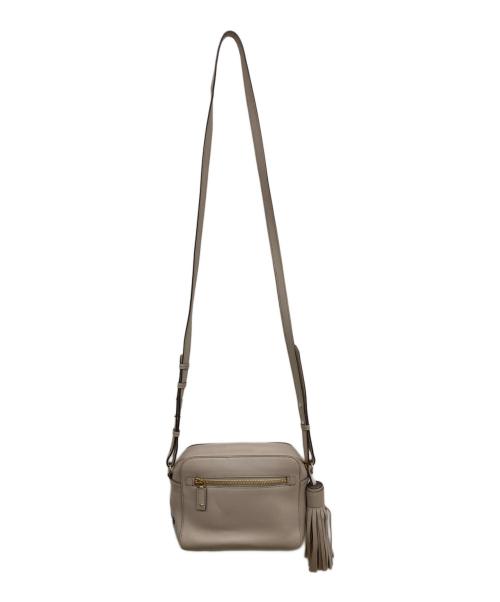 ANYA HINDMARCH（アニヤ・ハインドマーチ）ANYA HINDMARCH (アニヤハインドマーチ) ペースインベーダー ショルダーバッグ/ショルダーポーチ ベージュの古着・服飾アイテム