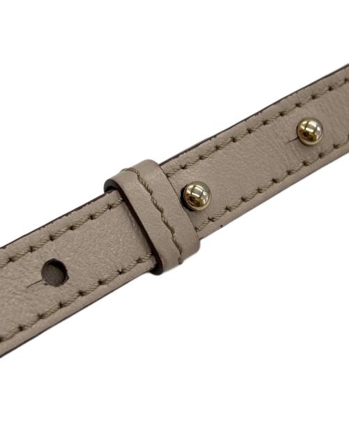 ANYA HINDMARCH（アニヤ・ハインドマーチ）ANYA HINDMARCH (アニヤハインドマーチ) ペースインベーダー ショルダーバッグ/ショルダーポーチ ベージュの古着・服飾アイテム