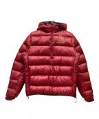 BROOKS-RANGEブルックスレンジ）の古着「Alpini Mountain Anorak Hoody/アノラックダウンパーカー」｜レッド