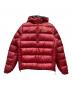 BROOKS-RANGE（ブルックスレンジ）の古着「Alpini Mountain Anorak Hoody/アノラックダウンパーカー」｜レッド