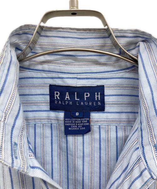 RALPH LAUREN（ラルフローレン）RALPH LAUREN (ラルフローレン) ストライプシャツ/ヴィンテージシャツ ブルー サイズ:8の古着・服飾アイテム