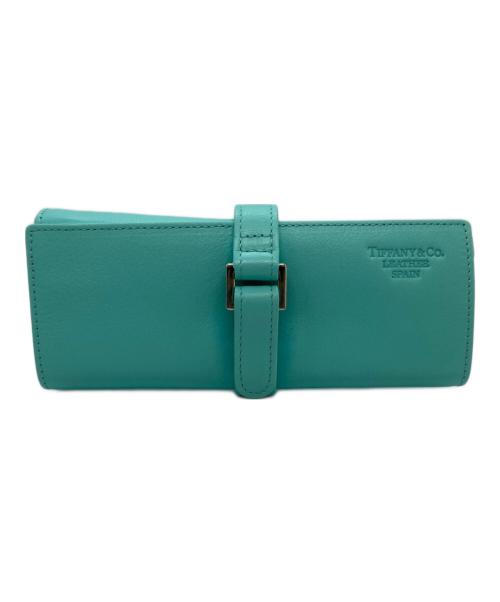 TIFFANY & Co.（ティファニー）TIFFANY & Co. (ティファニー) ジュエリーロールアクセサリーケース ブルーの古着・服飾アイテム