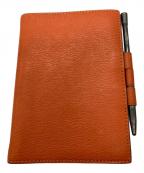 HERMESエルメス）の古着「ヴォーエプソン 手帳カバー」｜オレンジ