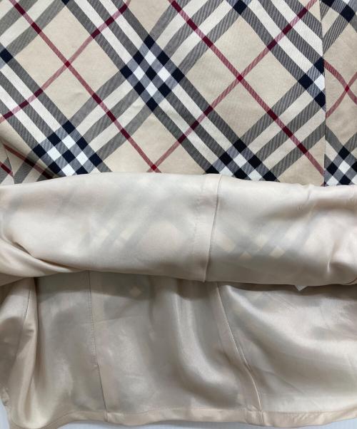 BURBERRY BLUE LABEL（バーバリー ブルー レーベル）BURBERRY BLUE LABEL (バーバリーロンドンブルーレーベル) ノバチェックノースリーブワンピース ベージュ サイズ:SIZE 38の古着・服飾アイテム