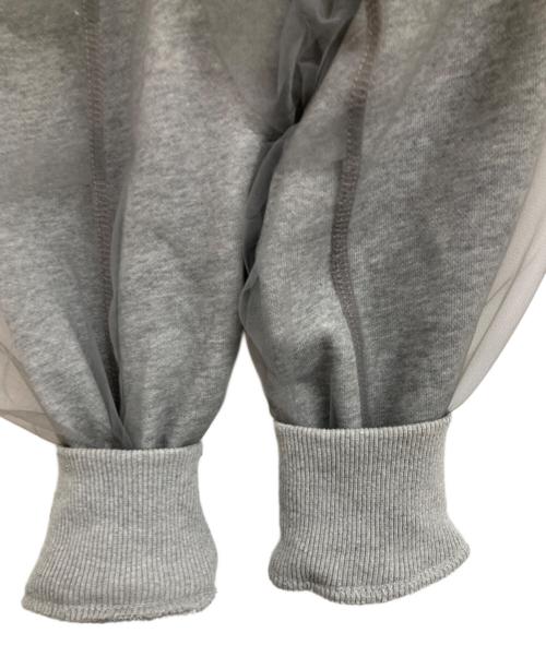 MAISON SPECIAL（メゾンスペシャル）MAISON SPECIAL (メゾンスペシャル) チュールコンビスウェット/チュールスウェット/21232415105 グレー サイズ:Ⅿの古着・服飾アイテム