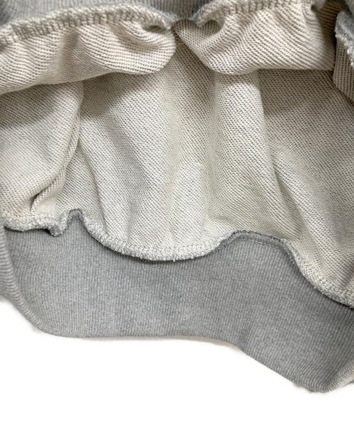 MAISON SPECIAL（メゾンスペシャル）MAISON SPECIAL (メゾンスペシャル) チュールコンビスウェット/チュールスウェット/21232415105 グレー サイズ:Ⅿの古着・服飾アイテム