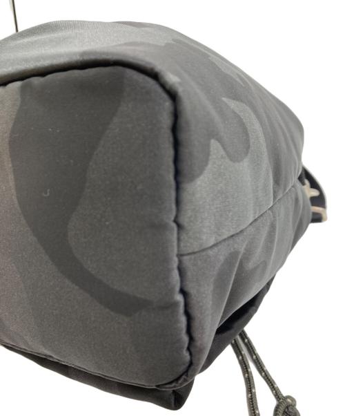 PORTER（ポーター）PORTER (ポーター) BALLOONSAC(S)/ウッドランドカモ/WOODLAND CAMO ver./巾着バッグ/ショルダーバッグ ウッドランドブラックの古着・服飾アイテム