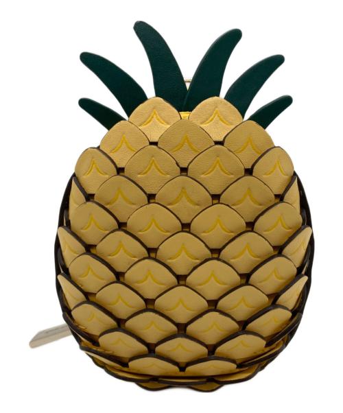 Kate Spade（ケイトスペード）Kate Spade (ケイトスペード) パイナップルコインケースポーチストラップ/パイナップル イエローの古着・服飾アイテム