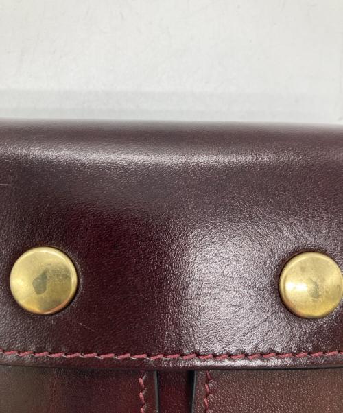 ITAGAKI（イタガキ）ITAGAKI (イタガキ) 鞍シリーズ/ベルト通し付きコンパクト札入れ ブラウンの古着・服飾アイテム