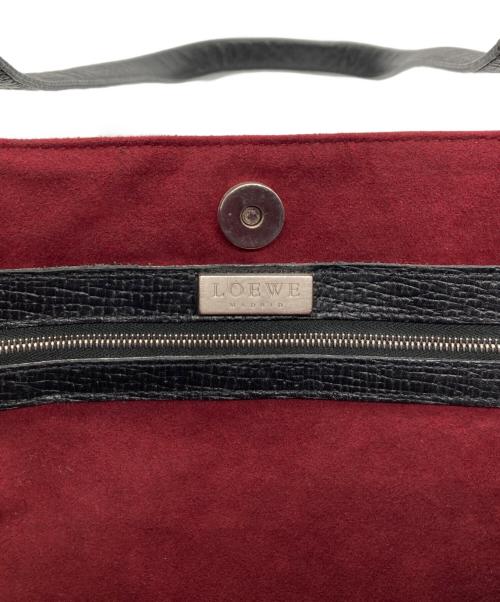 LOEWE（ロエベ）LOEWE (ロエベ) レザートートバッグ ブラックの古着・服飾アイテム