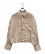 Plageプラージュ）の古着「RAMIE LYOCELL WIDE シャツ/ロングスリーブシャツ」｜ライトピンク