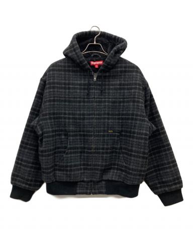 シュプリーム サイズ:M  23AW  Plaid Wool Hooded Work Jacket プレイドウールフーデッドワークブルゾン 中古 BS99 中古・古着通販】Supreme (シュプリーム) 23AW Plaid Wool Hooded Work