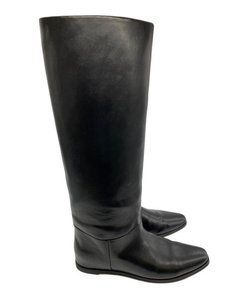 Le Talon（ル タロン）Le Talon (ル タロン) WHIDE SHAFT LONG BOOTS/ロングブーツ ブラック サイズ:Mの古着・服飾アイテム