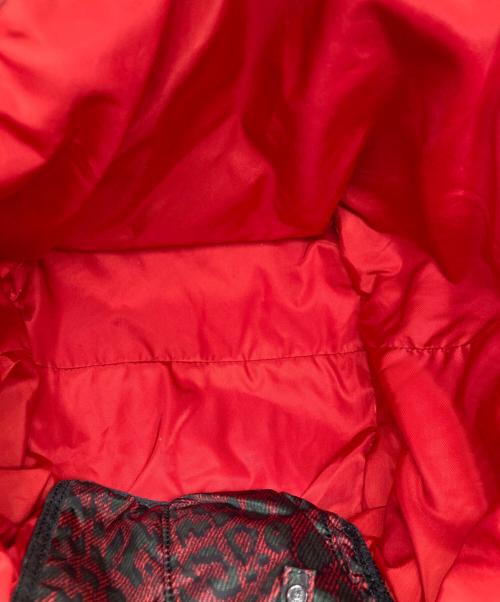 DIESEL（ディーゼル）DIESEL (ディーゼル) レオパードトートバッグ/Y2K/ARCHIVE/アーカイブ レッド×グリーンの古着・服飾アイテム