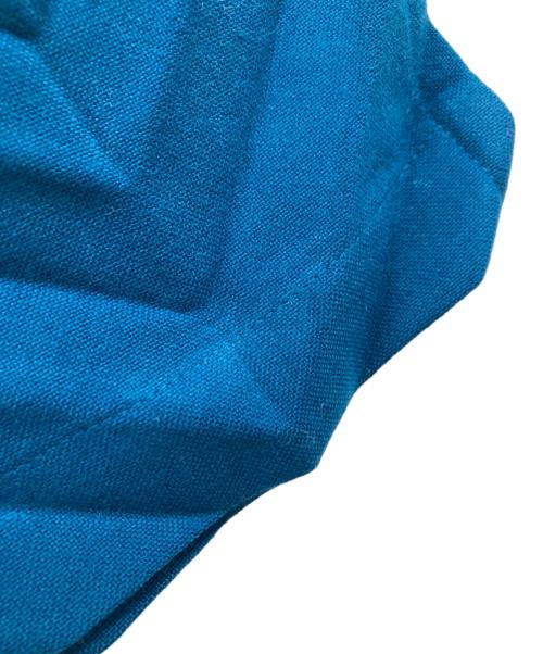 me ISSEY MIYAKE（ミーイッセイ ミヤケ）me ISSEY MIYAKE (ミーイッセイ ミヤケ) プリーツイージーワイド パンツ/プリーツパンツ/イージーパンツ/ワイドパンツ ブルー サイズ:FREEの古着・服飾アイテム