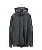 DIESELディーゼル）の古着「T-WAHOOD-E1/フェードパーカー」｜グレー