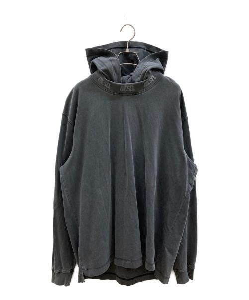 DIESEL（ディーゼル）DIESEL (ディーゼル) T-WAHOOD-E1/フェードパーカー グレー サイズ:Mの古着・服飾アイテム