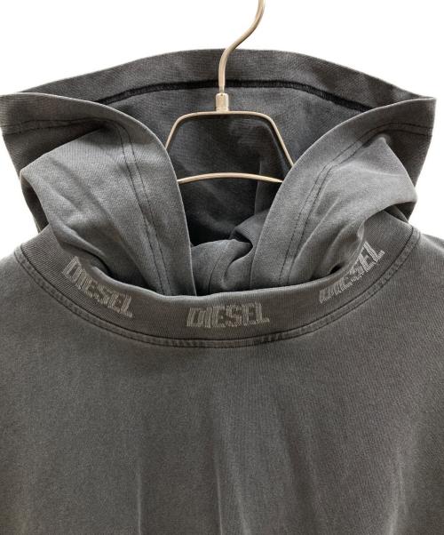 DIESEL（ディーゼル）DIESEL (ディーゼル) T-WAHOOD-E1/フェードパーカー グレー サイズ:Mの古着・服飾アイテム
