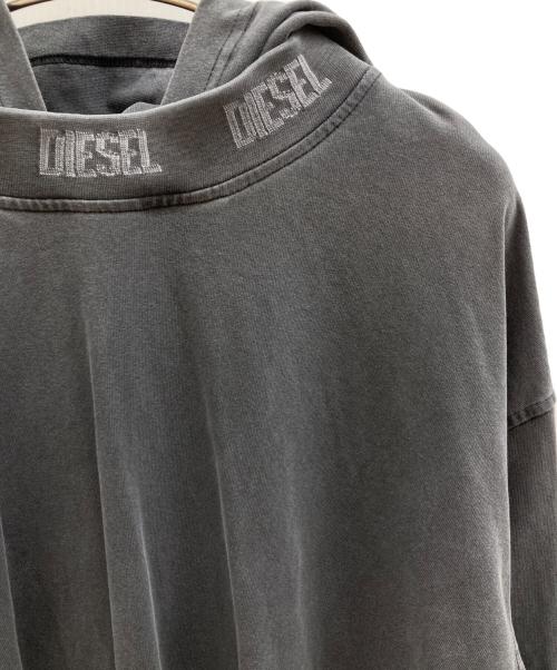 DIESEL（ディーゼル）DIESEL (ディーゼル) T-WAHOOD-E1/フェードパーカー グレー サイズ:Mの古着・服飾アイテム