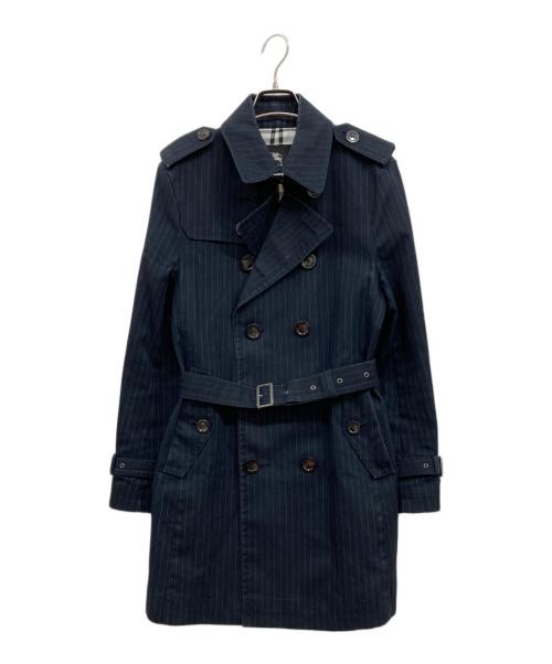 BURBERRY BLACK LABEL（バーバリーブラックレーベル）BURBERRY BLACK LABEL (バーバリーブラックレーベル) トレンチコート/BMA13-104-29 ネイビー サイズ:Mの古着・服飾アイテム