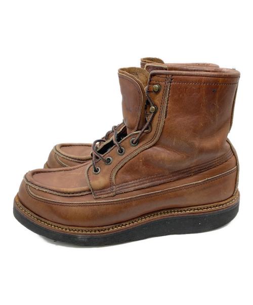 RED WING（レッドウィング）RED WING (レッドウィング) アイリッシュセッターワークブーツ/01950/ IRISH SETTER 50周年記念モデル 四角犬タグ ブラウン サイズ:9　2/1の古着・服飾アイテム