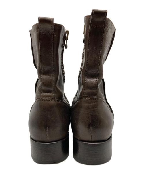 BUTTERO（ブッテロ）BUTTERO (ブッテロ) ラウンドトゥサイドジップブーツ/ロングブーツ/ブーツ/B1117 ブラウン サイズ:41の古着・服飾アイテム