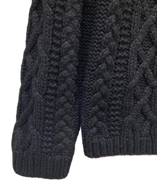 Maison Margiela 10（メゾンマルジェラ 10）Maison Margiela 10 (メゾンマルジェラ 10) デストロイケーブルニット ネイビー サイズ:Lの古着・服飾アイテム