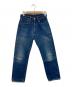 LEVI'S（リーバイス）の古着「66初期 501デニムパンツ/ボタン裏6 /スレキスタンプ /66初期 スモールe」｜インディゴ