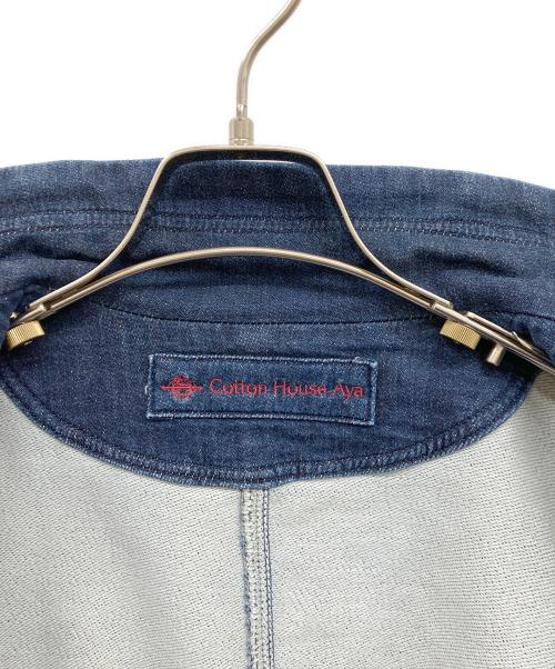 Cotton House Aya（コットンハウス アヤ）Cotton House Aya (コットンハウス アヤ) デニムスウェットカバーオール/カバーオール/DVN00379UM インディゴ サイズ:Mの古着・服飾アイテム