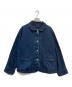 Cotton House Aya（コットンハウス アヤ）の古着「デニムスウェットカバーオール/カバーオール/DVN00379UM」｜インディゴ