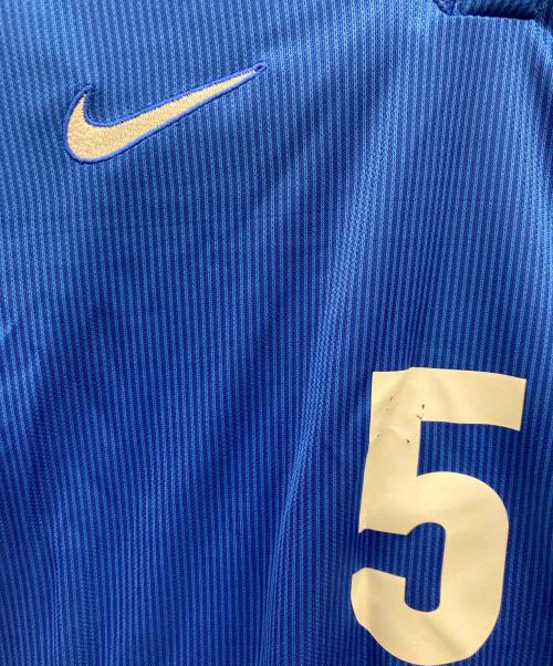 NIKE（ナイキ）NIKE (ナイキ) 98年イタリア代表モデル ゲームシャツ/イタリア代表ユニフォーム/サッカーユニフォーム/5番/U8CRM ブルー サイズ:Lの古着・服飾アイテム