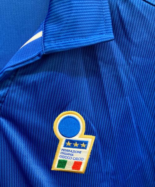 NIKE（ナイキ）NIKE (ナイキ) 98年イタリア代表モデル ゲームシャツ/イタリア代表ユニフォーム/サッカーユニフォーム/5番/U8CRM ブルー サイズ:Lの古着・服飾アイテム