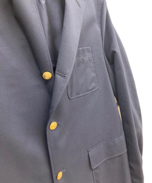 BEAMS PLUS（ビームスプラス）BEAMS PLUS (ビームスプラス) 3B Blazer Combat Wool/ブレザーコンバットウール/金釦ブレザー紺ブレ/テーラードジャケット/3つボタン段返り ネイビー サイズ:Lの古着・服飾アイテム