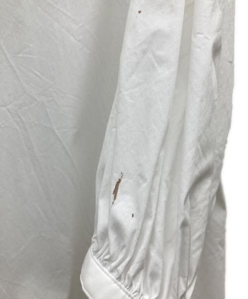 #Newans（ハッシュニュアンス）#Newans (ハッシュニュアンス) ノーカラーシャツワンピース ホワイト サイズ:Ｓの古着・服飾アイテム