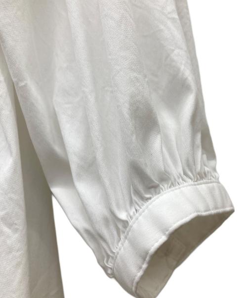 #Newans（ハッシュニュアンス）#Newans (ハッシュニュアンス) ノーカラーシャツワンピース ホワイト サイズ:Ｓの古着・服飾アイテム