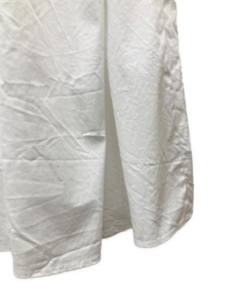 #Newans（ハッシュニュアンス）#Newans (ハッシュニュアンス) ノーカラーシャツワンピース ホワイト サイズ:Ｓの古着・服飾アイテム
