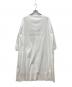 #Newans (ハッシュニュアンス) ノーカラーシャツワンピース ホワイト サイズ:Ｓ：5000円
