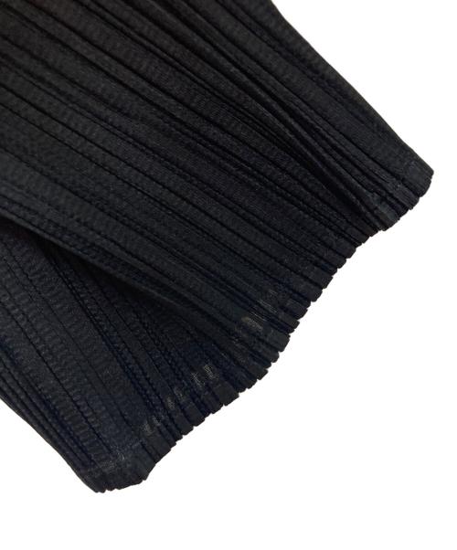 PLEATS PLEASE（プリーツプリーズ）PLEATS PLEASE (プリーツプリーズ) ロール加工プリーツボレロカーディガン ブラック サイズ:FREEの古着・服飾アイテム