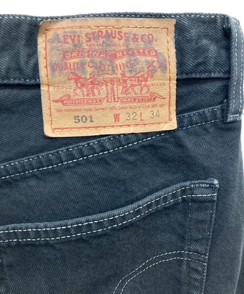 LEVI'S（リーバイス）LEVI'S (リーバイス) 501ブラックデニムパンツ ブラック サイズ:W32 L34の古着・服飾アイテム