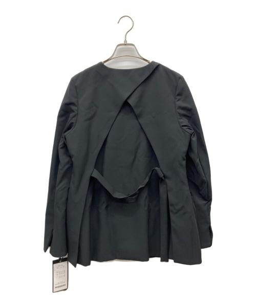 RUIRUE BOUTIQUE（ルイルエブティック）RUIRUE BOUTIQUE (ルイルエブティック) バッククロスケープダブルブレストジャケット＆ストレートパンツスーツ ブラック サイズ:M 未使用品の古着・服飾アイテム