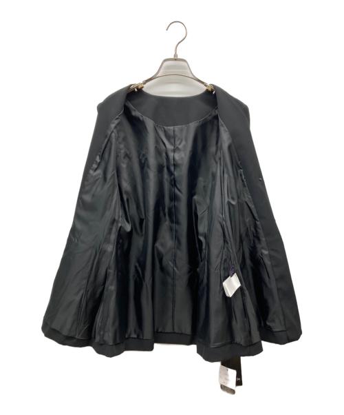 RUIRUE BOUTIQUE（ルイルエブティック）RUIRUE BOUTIQUE (ルイルエブティック) バッククロスケープダブルブレストジャケット＆ストレートパンツスーツ ブラック サイズ:M 未使用品の古着・服飾アイテム
