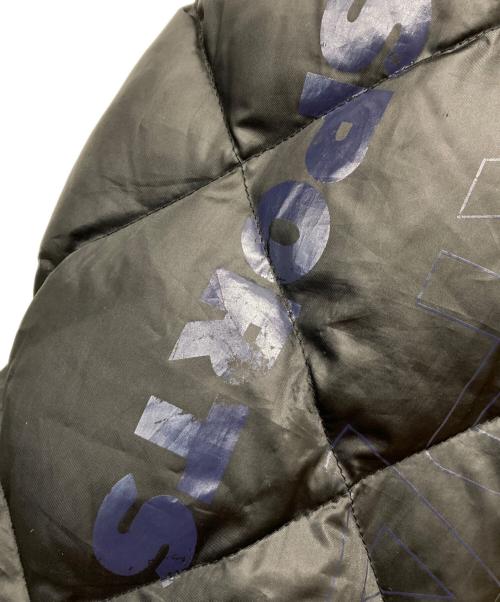 PAPAS（パパス）PAPAS (パパス) ワッペンロゴキルティングダウンジャケット ブラック サイズ:Mの古着・服飾アイテム