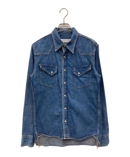 REMI RELIEF（レミレリーフ）REMI RELIEF (レミレリーフ) ウエスタンデニムシャツ ブルー サイズ:Mの古着・服飾アイテム